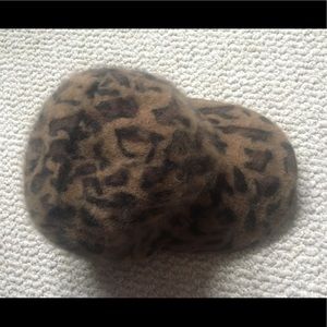 Angora, wool  winter leopard hat bought from Italy